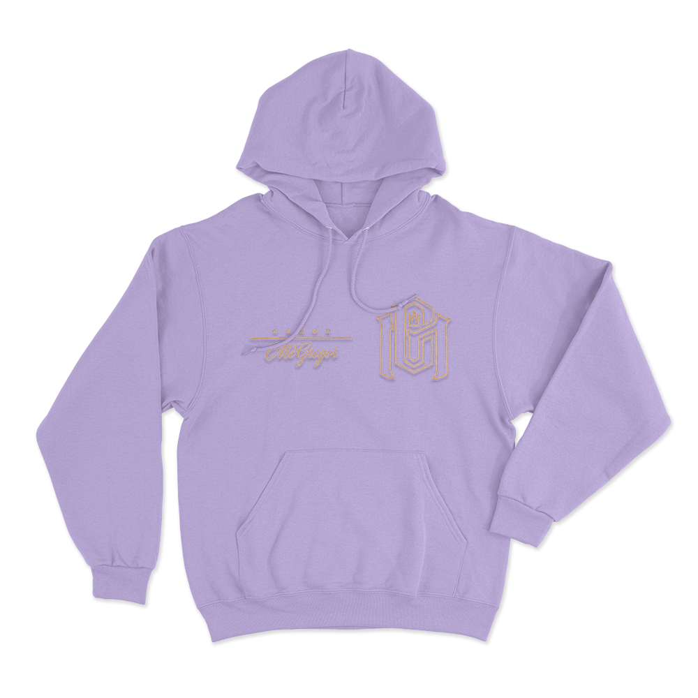 Conor McGregor Gold Monogram Unisex Hoodie Purple Conor McGregor Gold Monogram Unisex Hoodie Purple