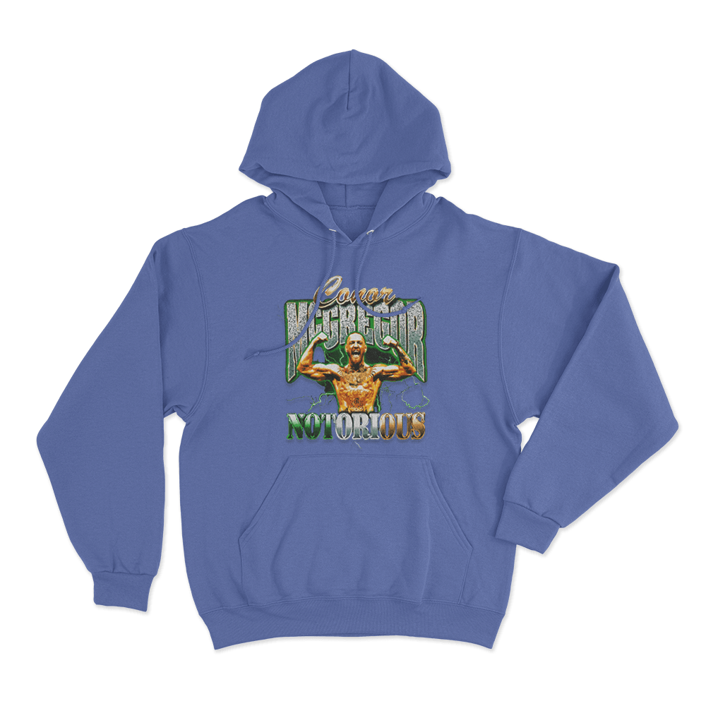Conor McGregor Notorious Unisex Hoodie Blue Conor McGregor Notorious Unisex Hoodie Blue