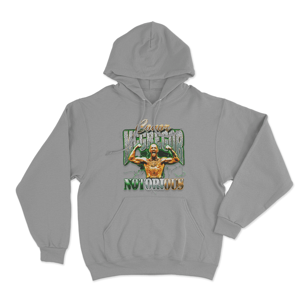 Conor McGregor Notorious Unisex Hoodie Grey Conor McGregor Notorious Unisex Hoodie Grey