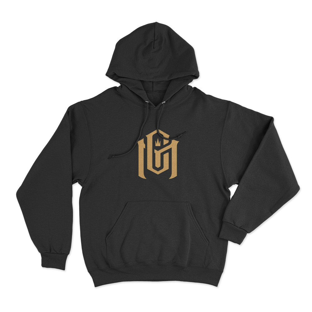 MC Crown Monogram Unisex Hoodie Black MC Crown Monogram Unisex Hoodie Black