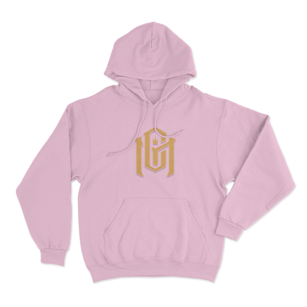 MC Crown Monogram Unisex Hoodie Pink MC Crown Monogram Unisex Hoodie Pink